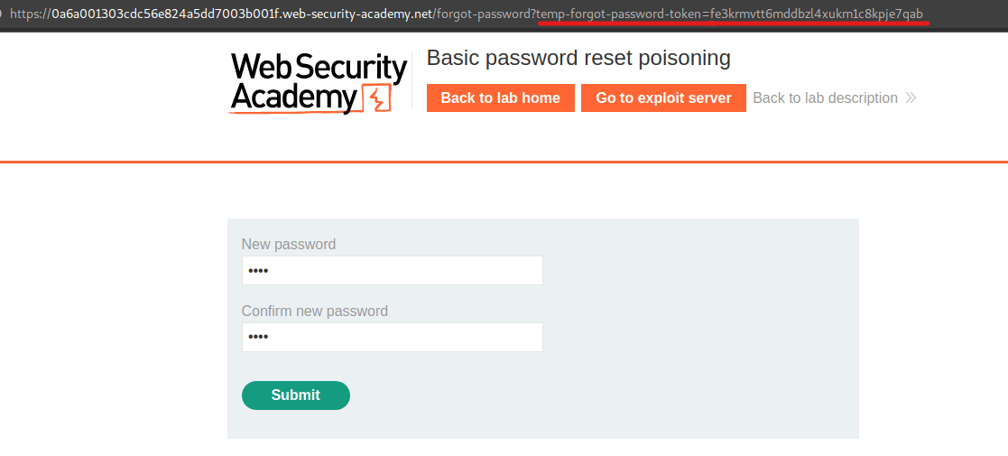 Cambiando la contraseña